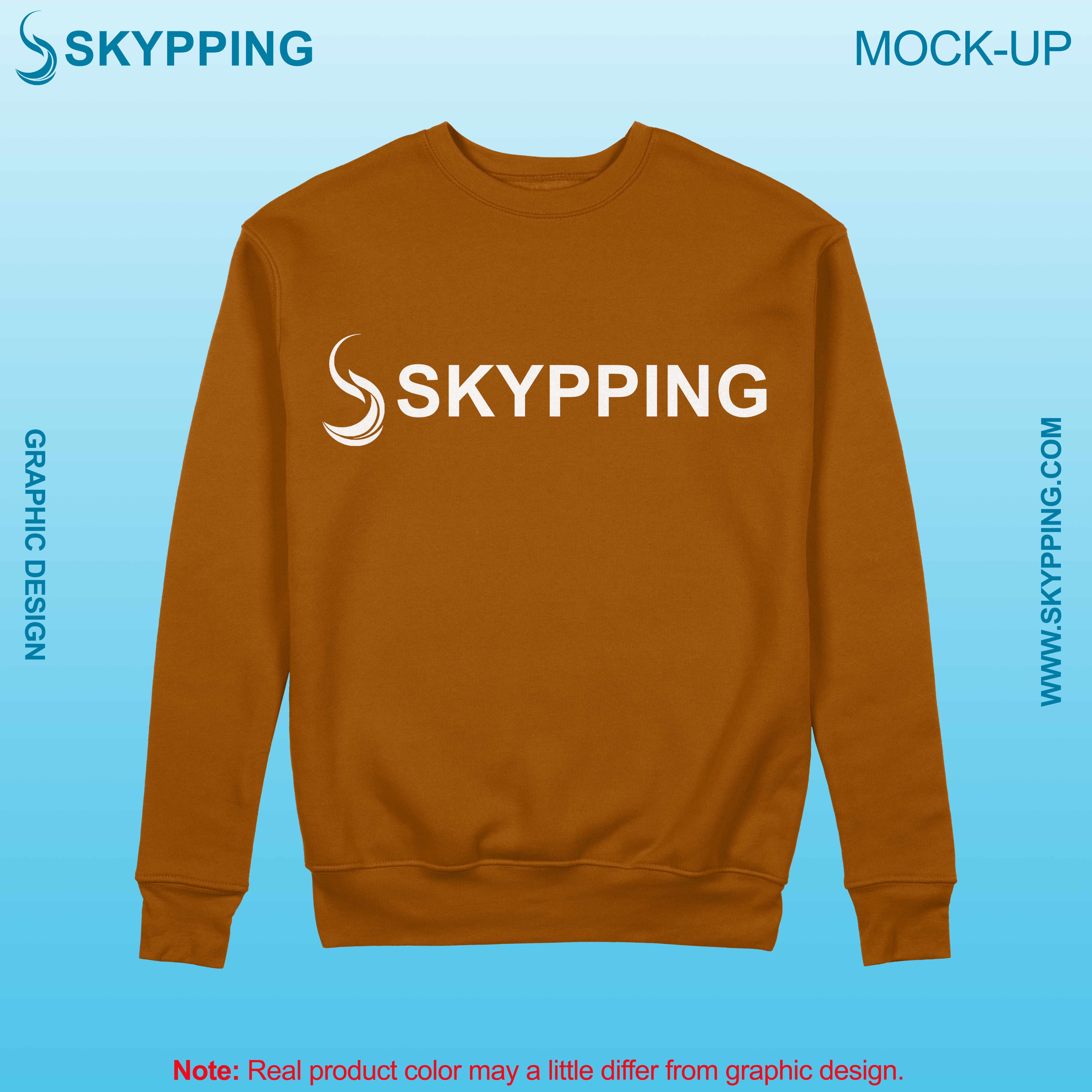 Sweatshirt with set-in style sleeve